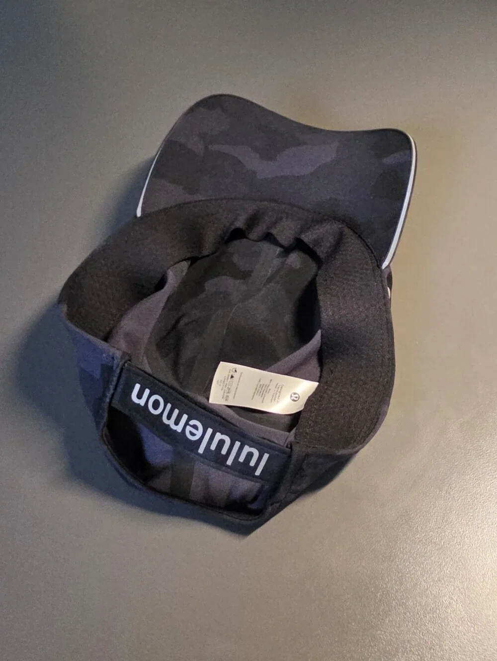 Lululemon Adjustable Camo Baseball Hat | One Size | Black/Grey Camo